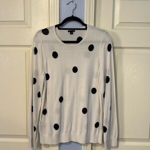 Ann Taylor Polka Dot Sweater